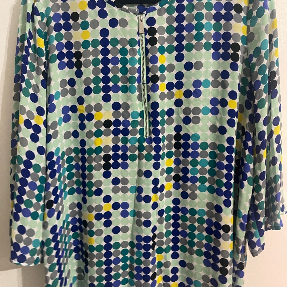 Chaus New York XL Colorful Sheer Dress Shirt